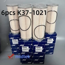 6PCS PACCAR FUEL FILTER ELEMENT K37-1021 Fits for Peterbilt Kenworth BRAND NEW