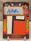 Kiyan Anthony 2025 26 Bowmans Best U RPA Rc Patch Auto Orange Refractor /25