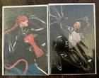 Lot of 2 David Nakayama Black Widow & Amazing Spider-Man Virgin variant comic NM