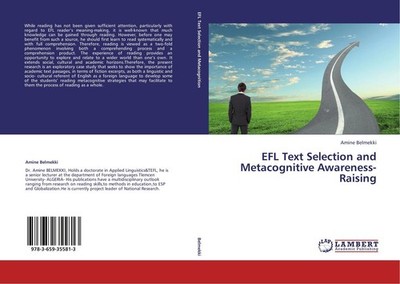 EFL Text Selection and Metacognitive Awareness-Raising Amine Belmekki