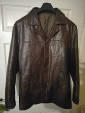 Angelo Litrico Men's Leather Jacket Size L