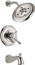Delta T17497 Cassidy Tub and Shower Trim - Nickel