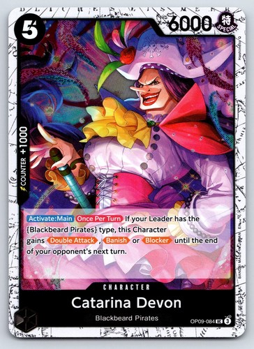 Catarina Devon (Pirate Foil) OP09-084 Premium Booster -The Best- Vol. 2