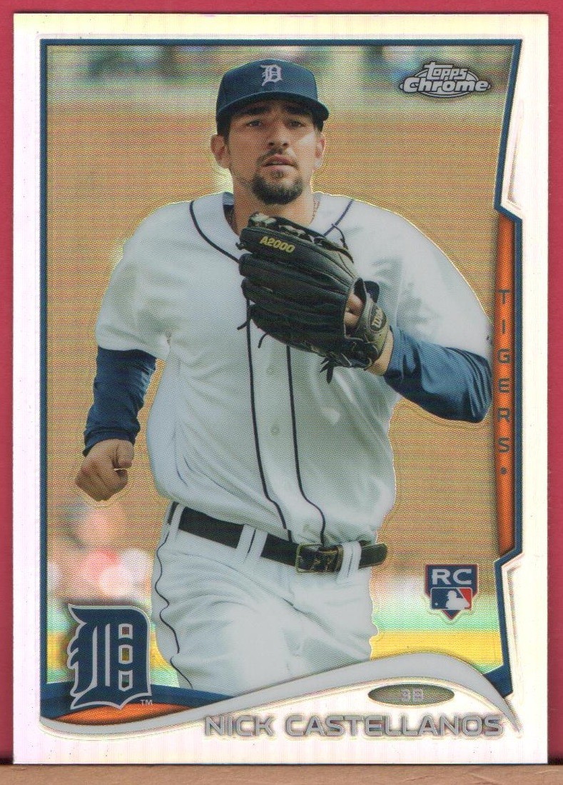 2014 Topps Chrome - NICK CASTELLANOS - REFRACTOR Rookie Card #4 - RC