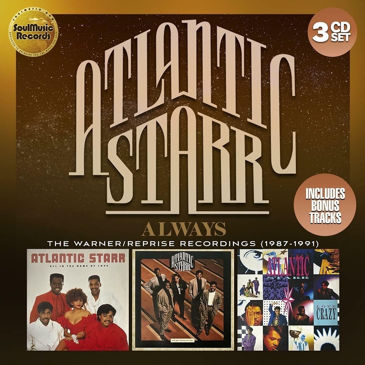 Atlantic Starr - Always: The Warner-Reprise Recordings (2021)  3CD Box Set  NEW