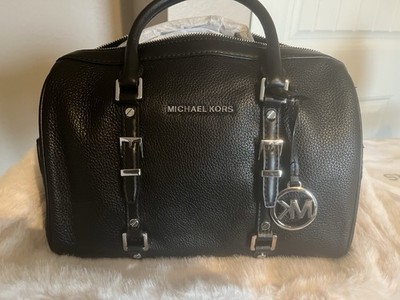 Michael Kors Black Leather Bedford Legacy Medium Shoulder Bag w Dust Cover BNWT 