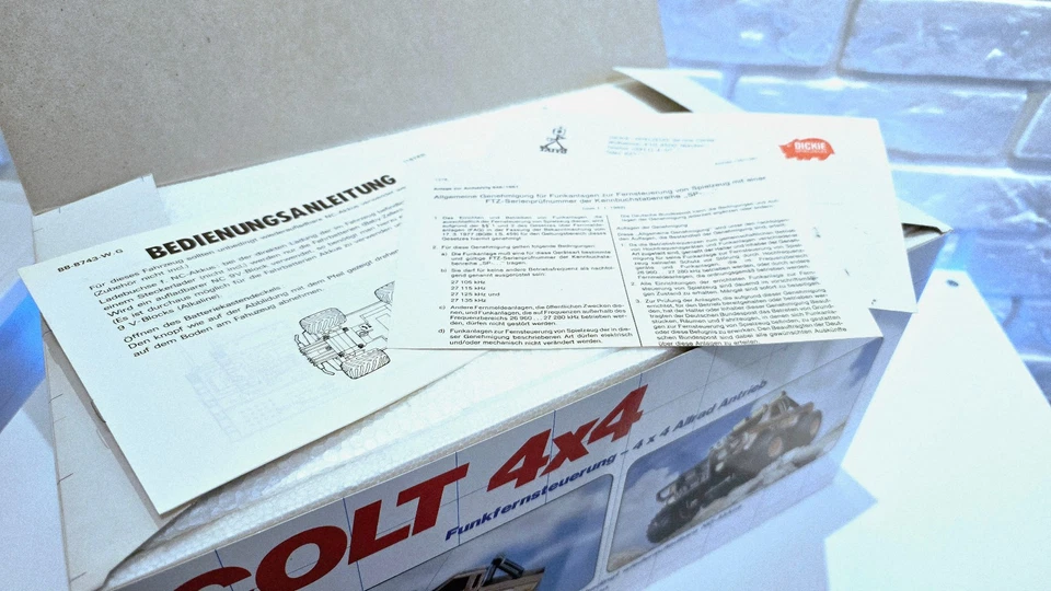 Dickie Taiyo COLT 4X4 Colt Seavers Big Chevy Colt Taiyo Asahi 80er  Unbespielt - Bild 2 von 4