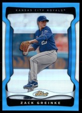2009 Finest #96 Zack Greinke Refractors Blue #/399