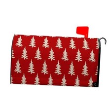 Christmas Mailbox Covers Magnetic Standard Size 21X18 Inch Christmas Tree Post