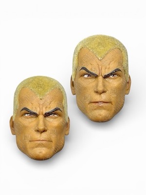 Mezco One:12 Doc Savage - Two Flocked Head Sculpts 1:12 Scale Fodder