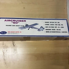Vintage Bridi AirCruiser RC Model Airplane Kit - NOS, Unbuilt, w/ Instructions