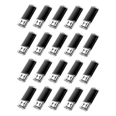20x USB Stick 2.0 Schwarz Memory Speicherstick Speichermedien FlashDrive USB 4GB