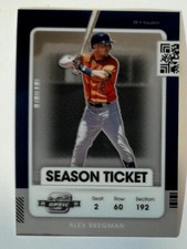 2021 Panini Contenders #22 Alex Bregman Optic Houston Astros Baseball