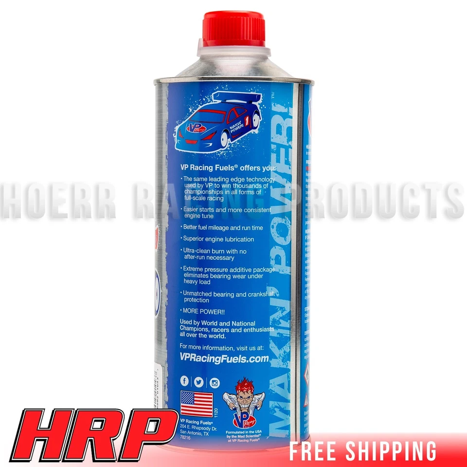 VP Racing Fuel PowerMaster Car 20% Nitro 9% Synthetic Castor Oil (3 Quarts) - Image 3 of 3