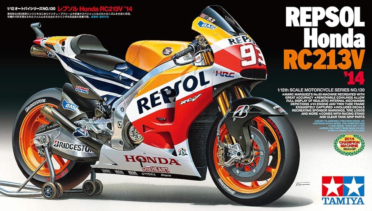 Serie moto Tamiya 1/12 Repsol Honda RC213V '14 14130