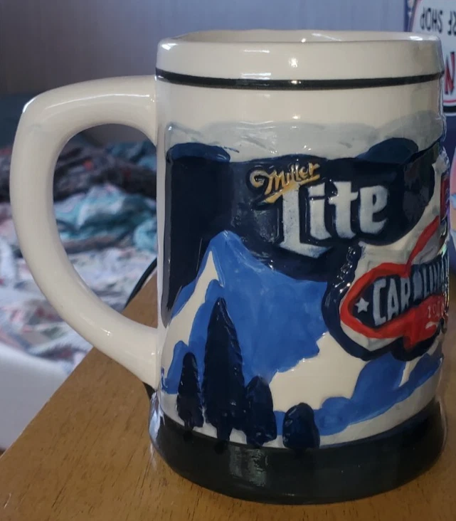 Taza Salem Red Sox Baseball Miller Lite Beer Stein 2017 SGA SALEM VA Foto 3 de 4