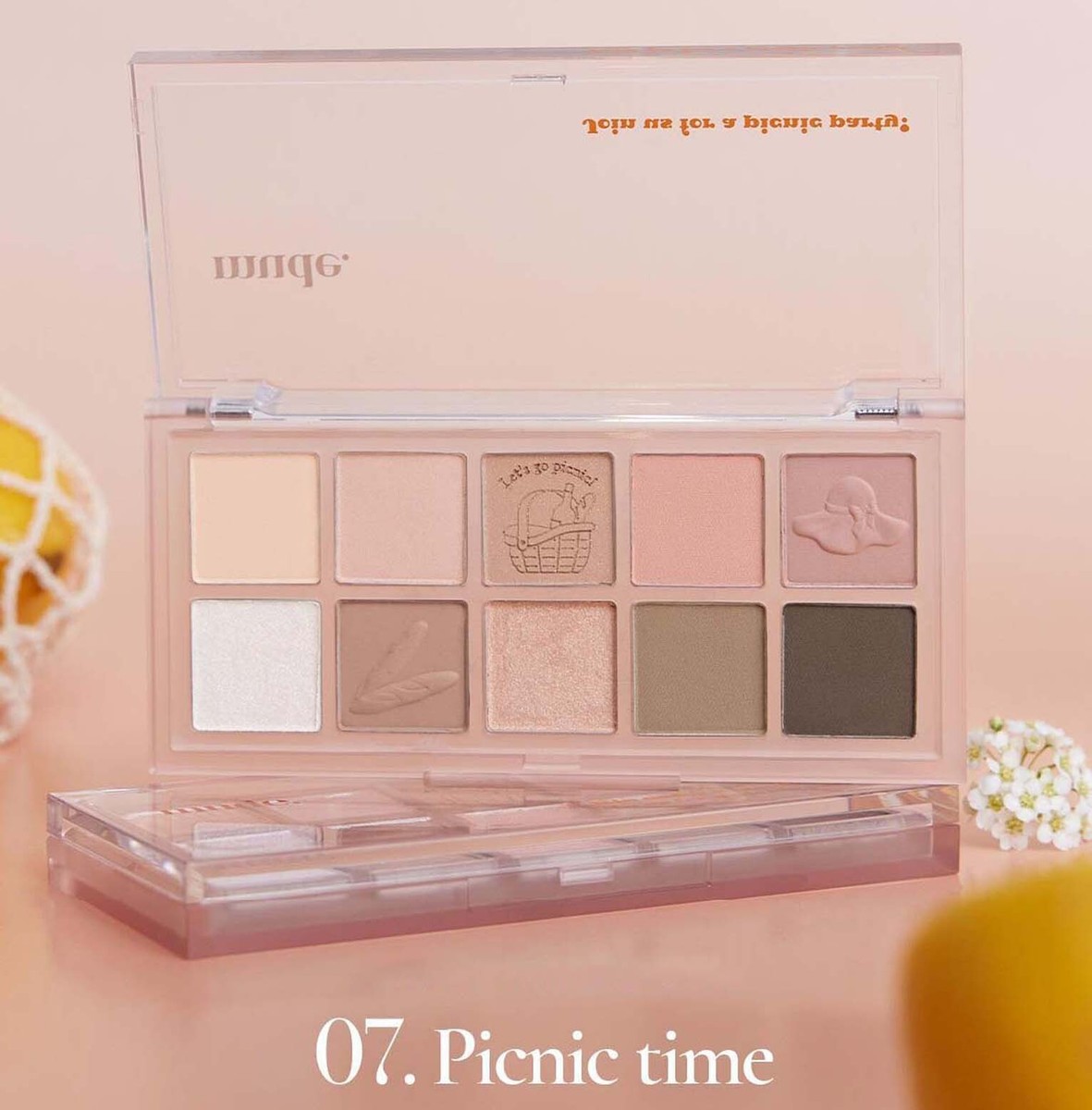 MUDE Shawl Moment Eyeshadow Palette 7g 07 Picnic Time K-Beauty | eBay