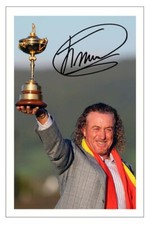 MIGUEL ANGEL JIMENEZ Signed Autograph PHOTO Fan Gift Print GOLF Ryder Cup
