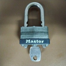 Master Padlock with key Removable Shackle