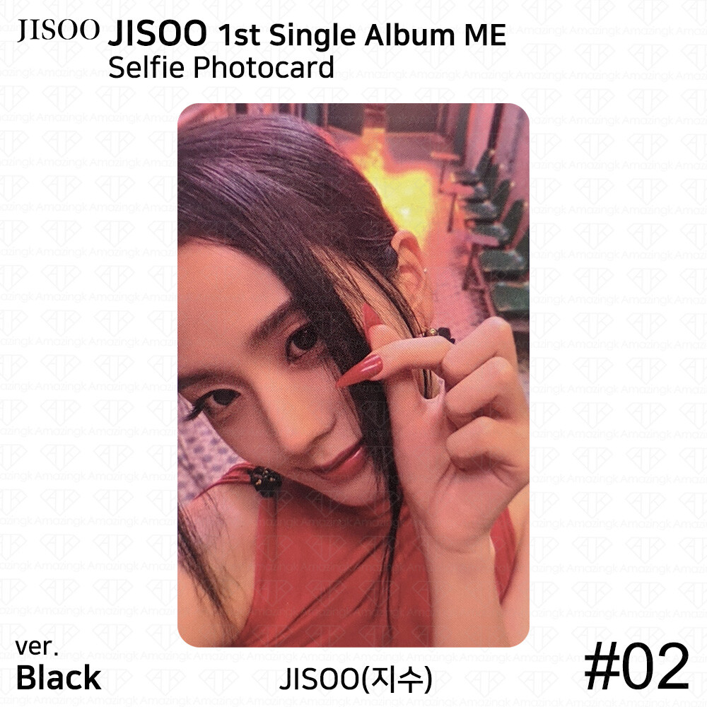 Jisoo BlackPink 1st Single Album ME Official Photocard Polaroid