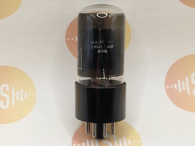 Brimar CV1988 = 6SN7GT Black Glass Lower Declined Getter - British