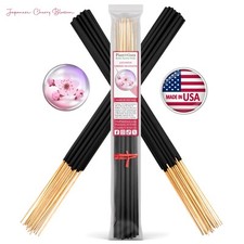 JAPANESE CHERRY BLOSSOM Incense Sticks 19" Jumbo Extra Large Bulk Handmade