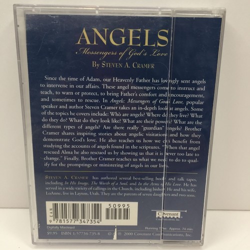 Angels Messengers Of God's Love Steven A Cramer Audio Book Cassette Tape LDS - Imagen 3 de 6
