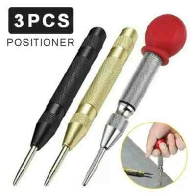 3er Körner Automatik Selbstschlagender Spitz Automatischer-Ankörner Punch Set DE