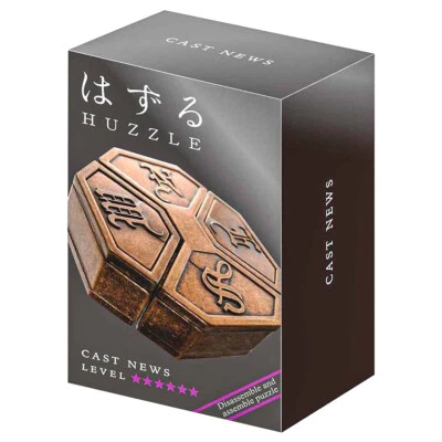 Hanayama Huzzle Cast Puzzle Nachrichten Level 6 Puzzle auseinander nehmen und zurücklegen Neu