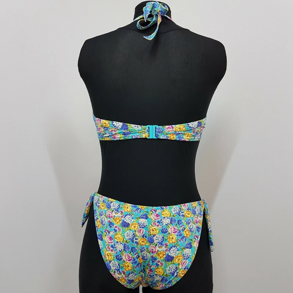 Traje de baño para mujer Ex Boux Avenue multicolor flores (V28) Foto 2 de 2