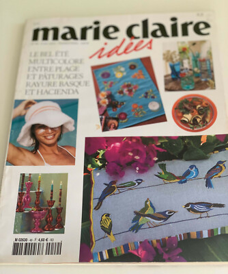 Marie Claire idées Heft 49 Juni 2003 Rayure Bastique Bel été Plastik Upcycling