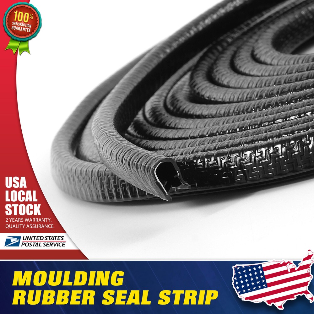 6M Car Door Trunk Seal Strip U Shape Weather Strip Edge Decoration Accessories