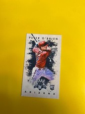 64630 	2016 Diamond Kings DK Minis Black #160 Peter O'Brien RC #19/25