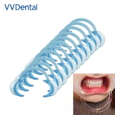 5Pcs Dental C-Shape Cheek Retractor Teeth Whitening Mouth Opener Mouth Spreader