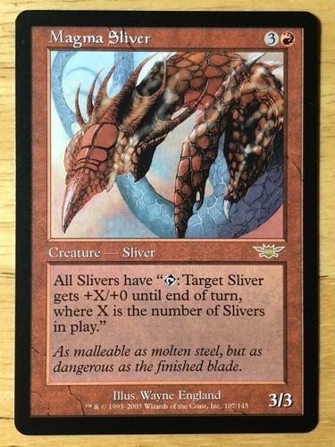 Magma Sliver English Legions Leg Mtg Nm Ebay