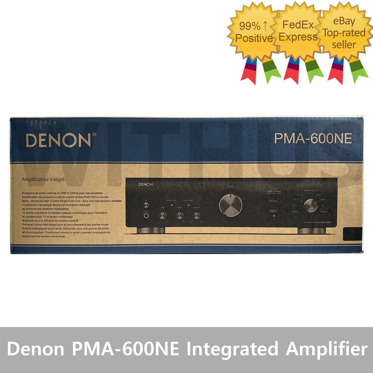Denon PMA-600NE Integrated Amplifier Amp Black 220V / 60Hz Only