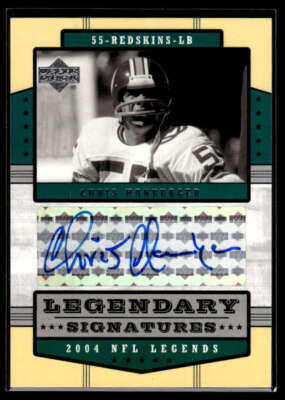 Chris Hanburger 2004 Upper Deck Legends Legendary Signatures #LS-HA Auto Redskin