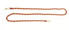 Brillenkette aus Metall / Gold-Farbig gefloch...