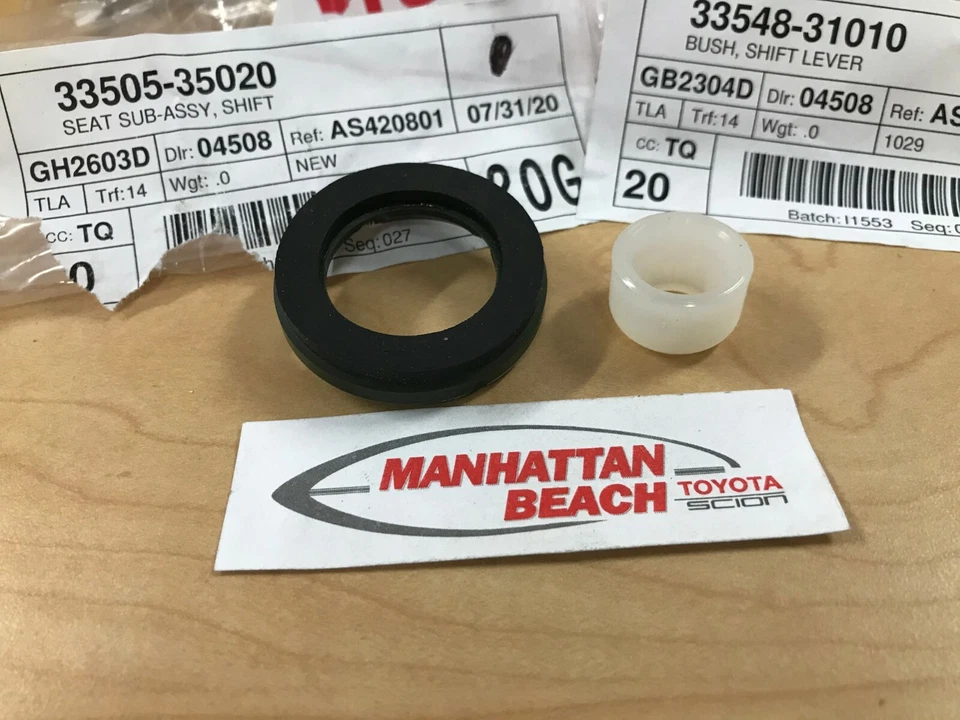 KIT DE BUJE Y ASIENTO DE PALANCA DE CAMBIOS PARA CAMIONETA TOYOTA TACOMA 4RUNNER T100 SR5 5 VELOCIDADES Foto 2 de 3