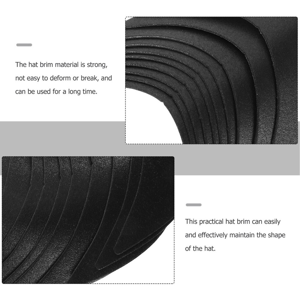 10 Pcs Baseball Hat Shaper Insert Wide Visor Replacement Brim eBay