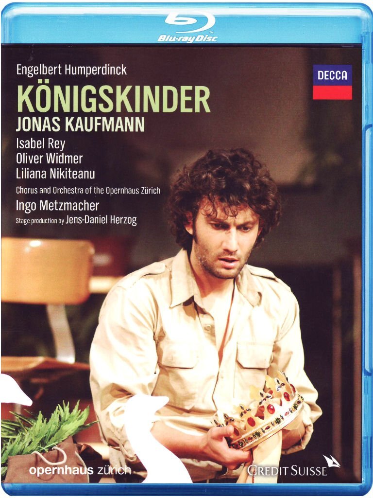 Humperdinck: Konigskinder (Blu-ray) Jonas Kaufmann Isabel Rey Oliver Widmer