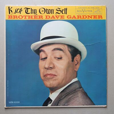 Brother Dave Gardner Kick Thy Own Self Vinyl LP RCA Exc 61