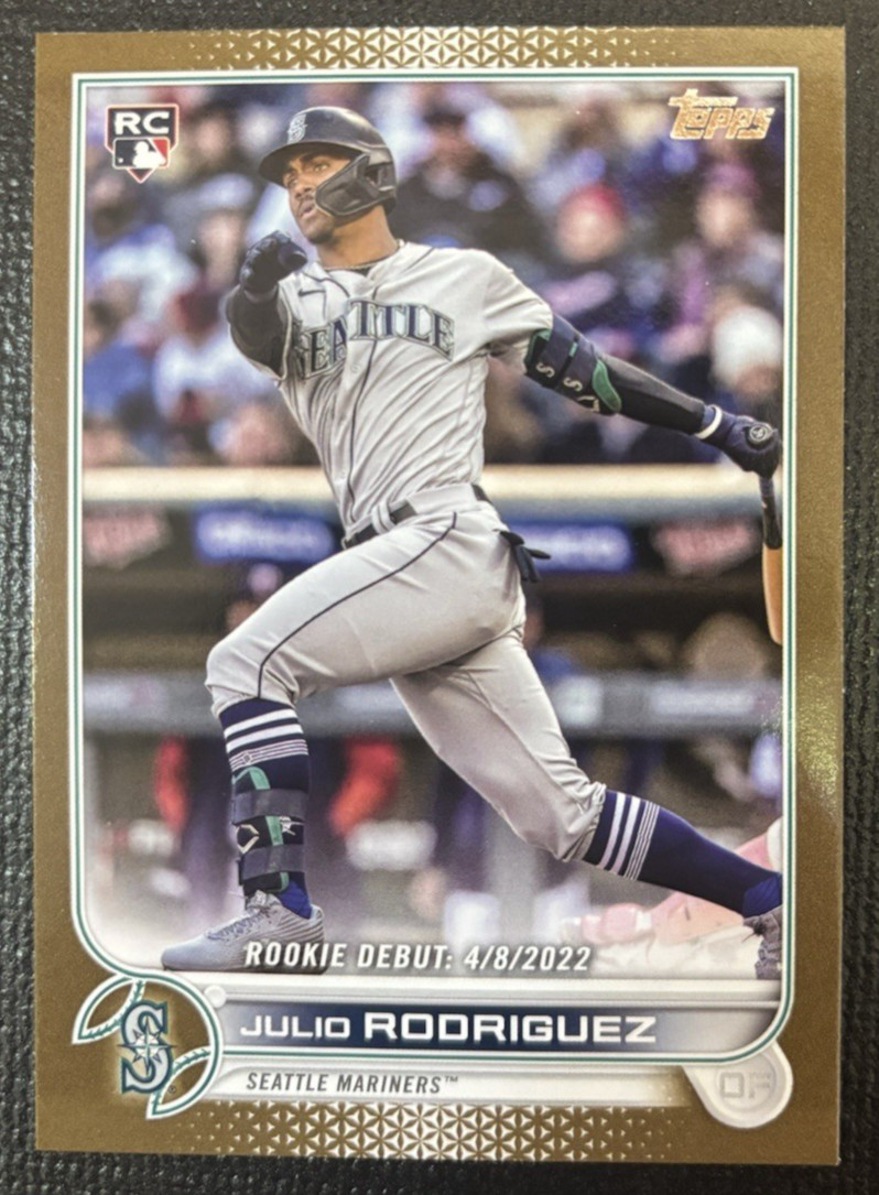 2022 Topps Update Series - Rookie Debut Julio Rodriguez #US97 Gold /2022 (RC)