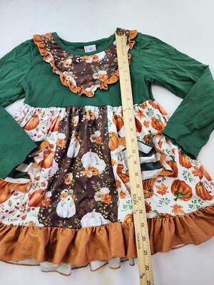 Dash of Glitter Toddler Girl 4XL Dress Thanksgiving Halloween Fall Autumn | eBay Dash of Glitter Toddler Girl 4XL Dress Thanksgiving Halloween Fall Autumn | eBay
