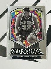 2019-20 Mosaic Old School Patrick Ewing # 2 New York Knicks Basketball