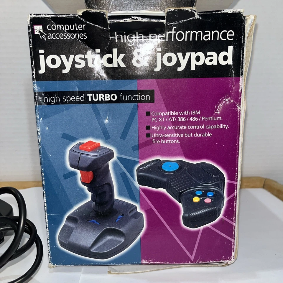 Vintage Computer Accessories Joystick For IBM PC Video Game Controllers - Image 2 of 4
