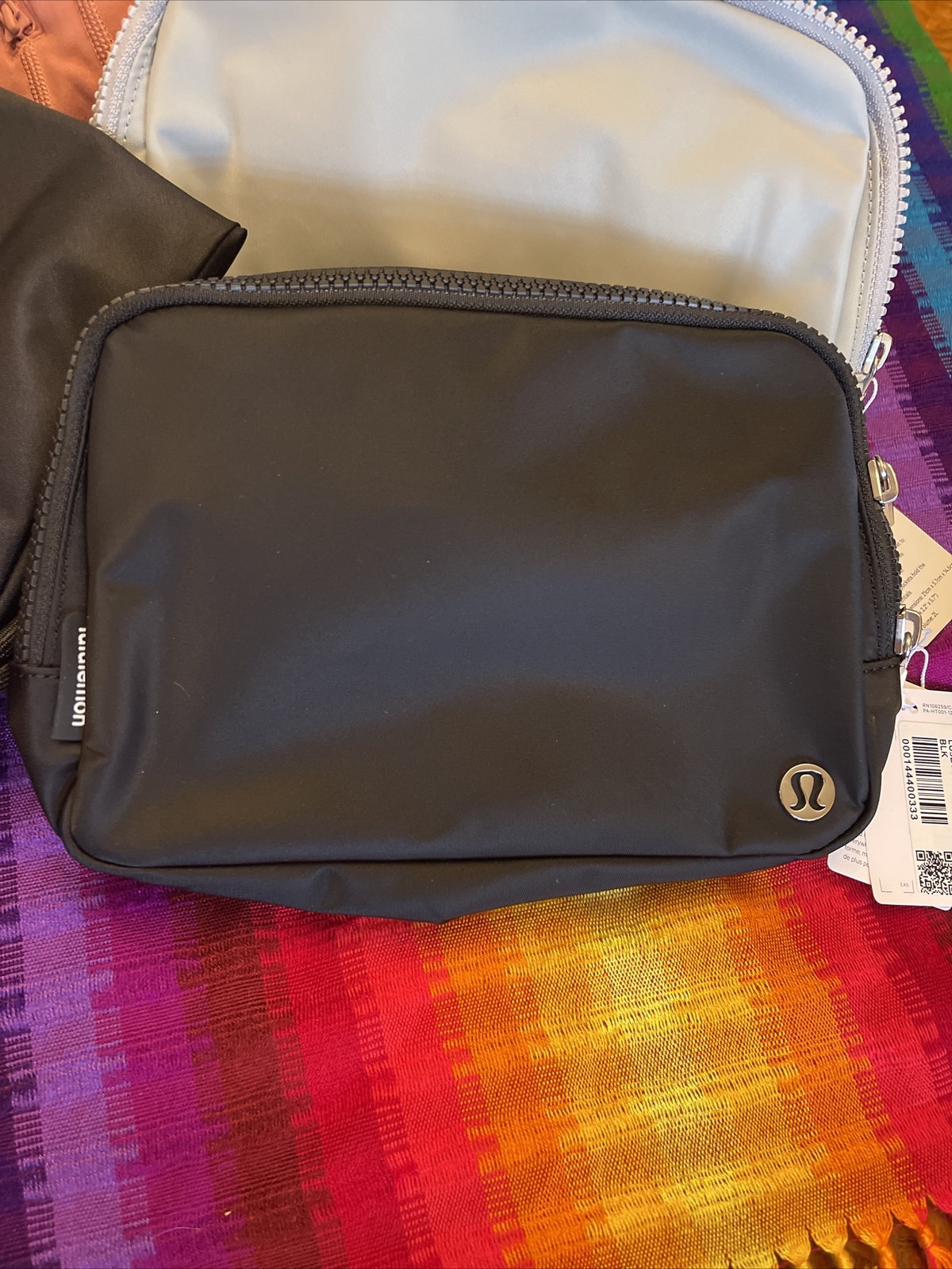 LULULEMON BELT BAG NWT BLACK EVERYWHERE BAG  SIZE LARGE-image