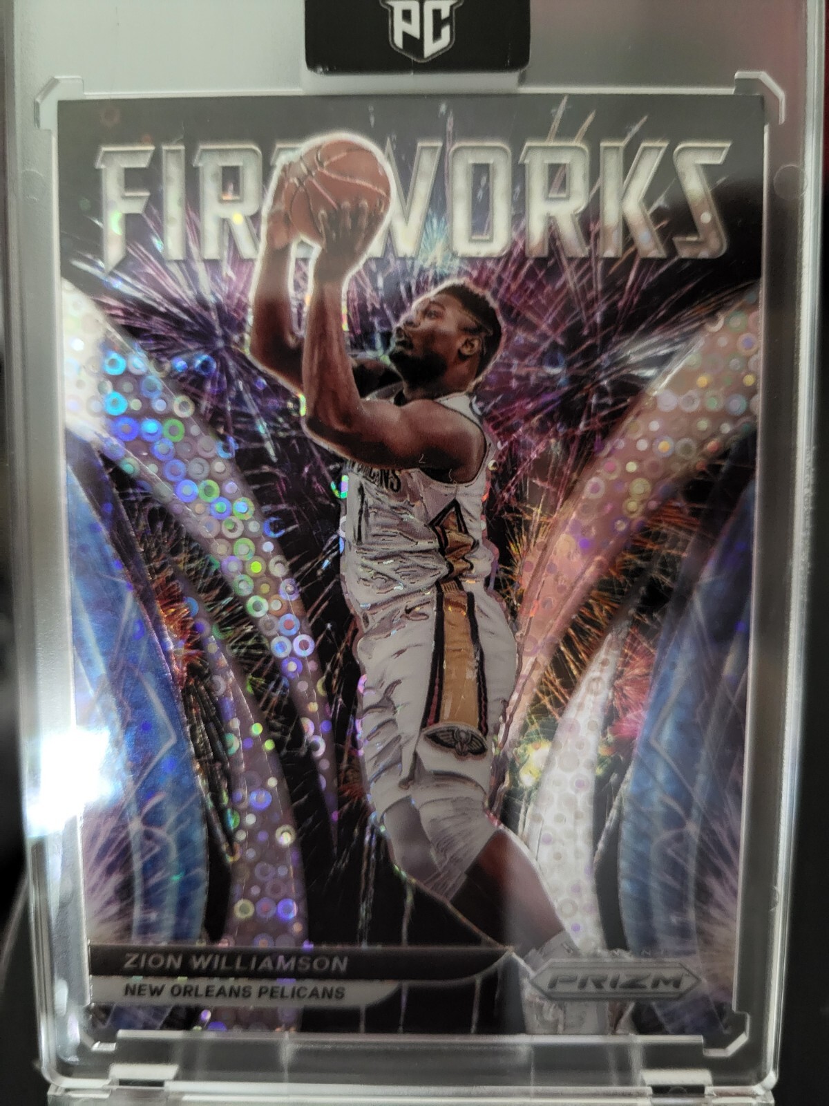 2021-22 Panini Prizm Fireworks Fast Break Zion Williamson #6 N.O.Pelicans