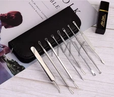 Acne Needle Blackhead Remover Pimple Blemish Comedone Extractor Tweezer Tool Kit