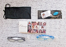 Okany Blue Light Blocking Glasses 2 Pair  Testing Card, 1 Soft Carry Bag Kids..